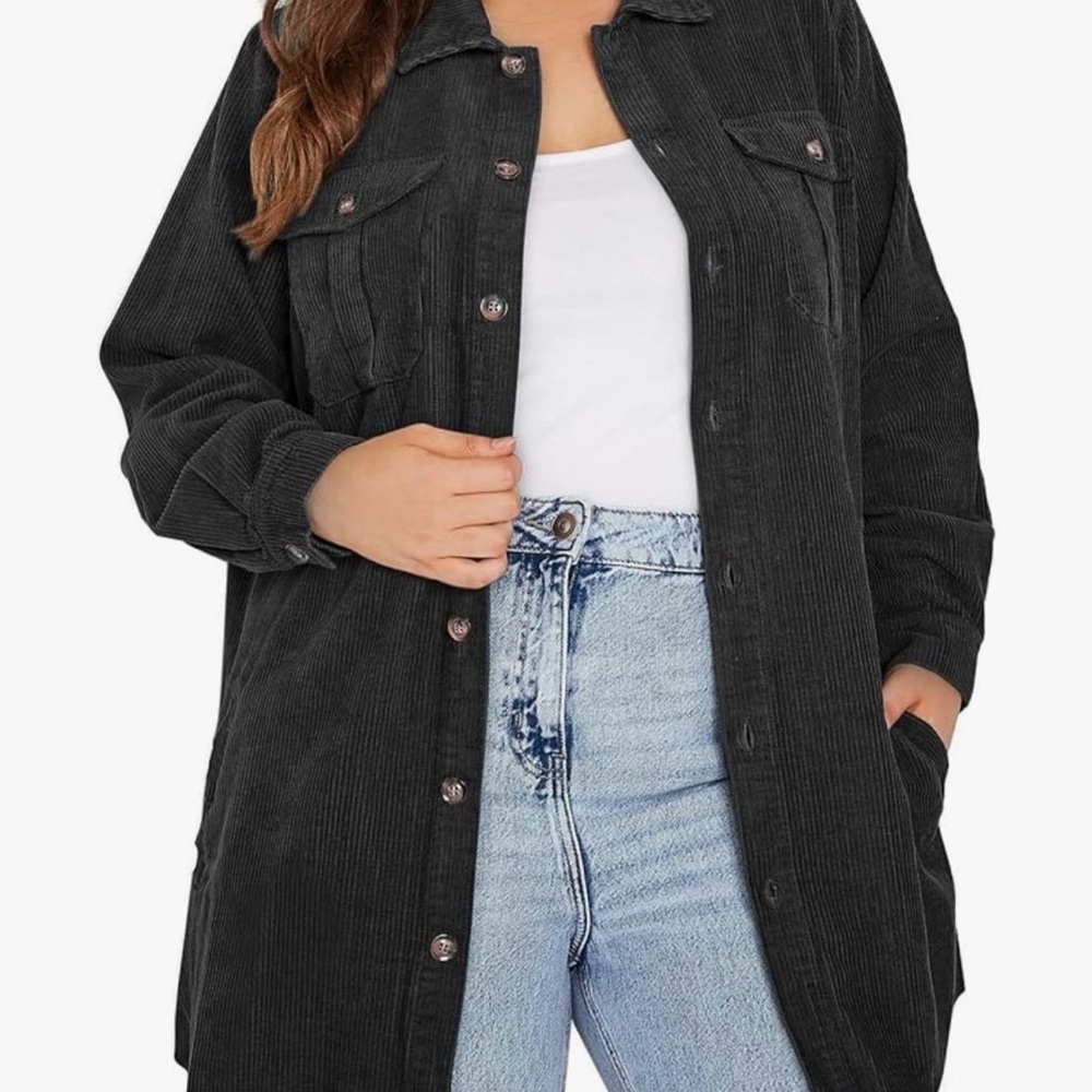 Women's Black Corduroy Jacket